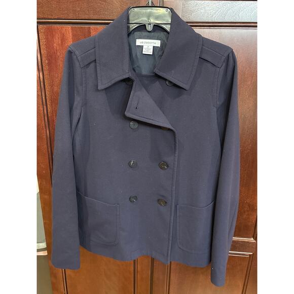 Liz Claiborne Jackets & Blazers - Liz Claiborne Navy Midweight Pea Coat Size M